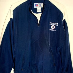 RUSSELL 1/2 Zip L/S Pullover-Clippers Baseball #3